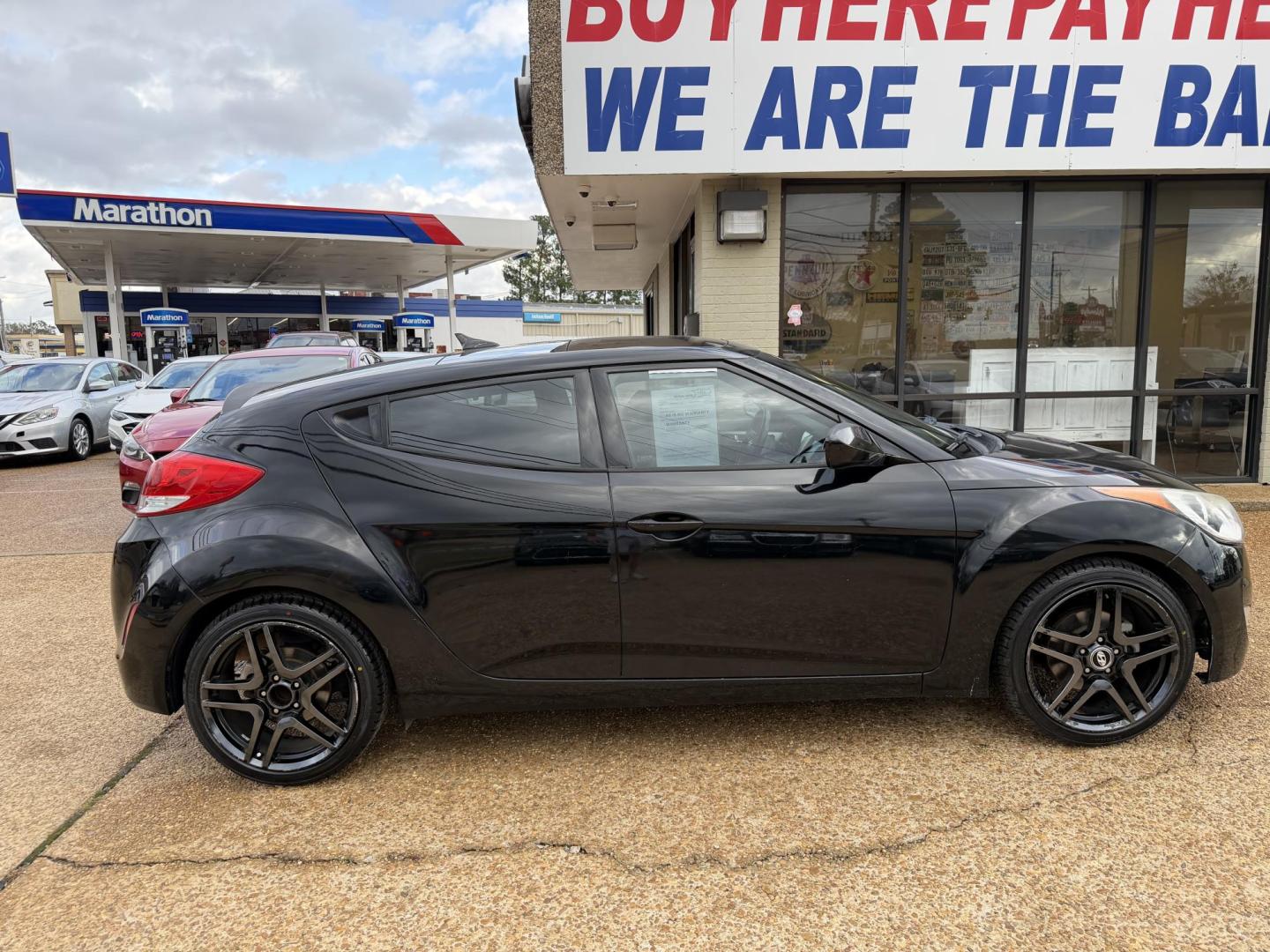 2017 BLACK HYUNDAI VELOSTER BASE (KMHTC6AD6HU) , located at 922 W. Beacon St., Philadelphia, MS, 39350, (601) 650-3675, 32.770447, -89.127151 - Photo#6