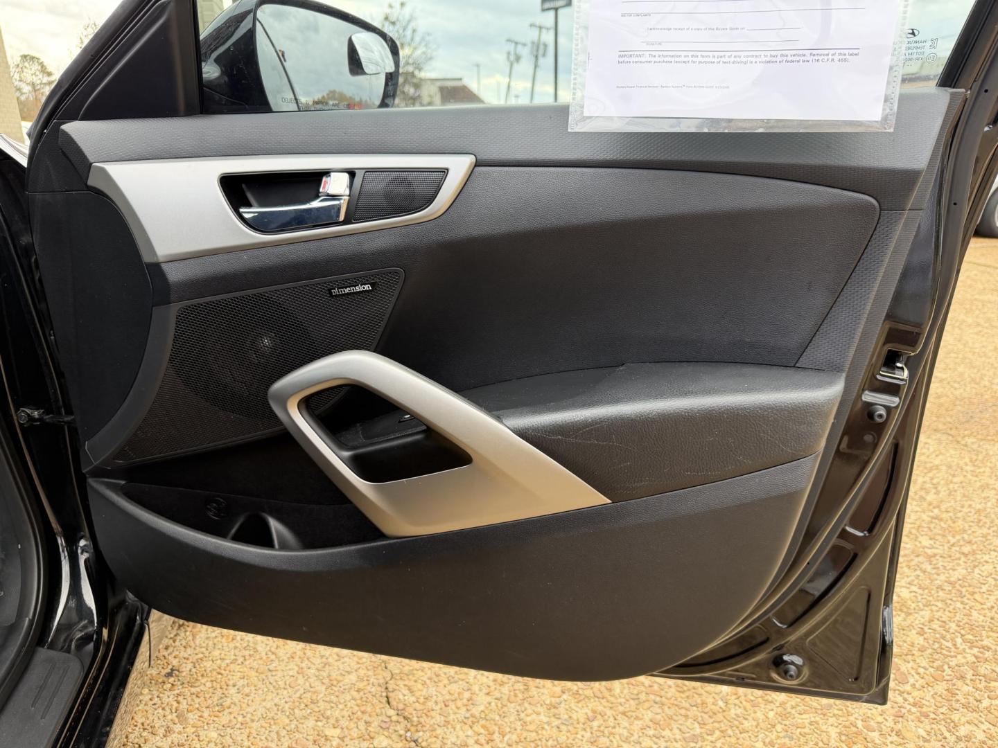 2017 BLACK HYUNDAI VELOSTER BASE (KMHTC6AD6HU) , located at 922 W. Beacon St., Philadelphia, MS, 39350, (601) 650-3675, 32.770447, -89.127151 - Photo#11