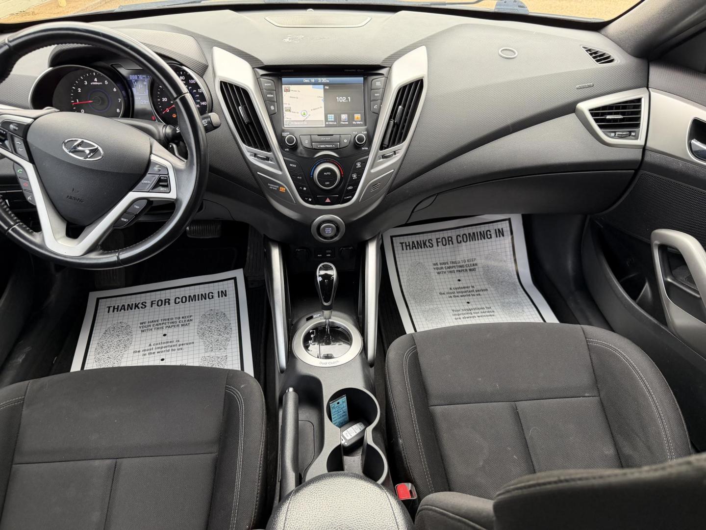 2017 BLACK HYUNDAI VELOSTER BASE (KMHTC6AD6HU) , located at 922 W. Beacon St., Philadelphia, MS, 39350, (601) 650-3675, 32.770447, -89.127151 - Photo#14