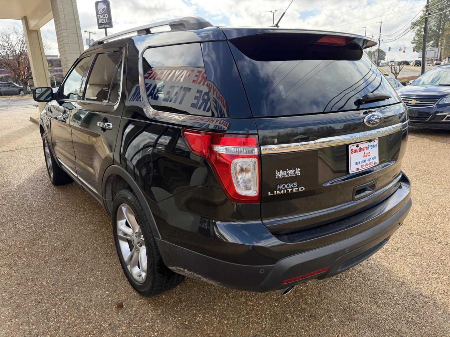 2014 BLACK FORD EXPLORER LIMITED (1FM5K7F86EG) , located at 922 W. Beacon St., Philadelphia, MS, 39350, (601) 650-3675, 32.770447, -89.127151 - Photo#3