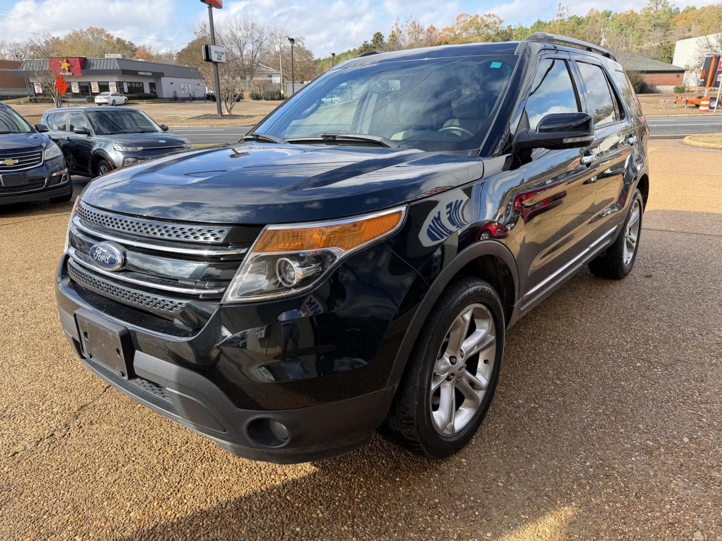 2014 BLACK FORD EXPLORER LIMITED (1FM5K7F86EG) , located at 922 W. Beacon St., Philadelphia, MS, 39350, (601) 650-3675, 32.770447, -89.127151 - Photo#2