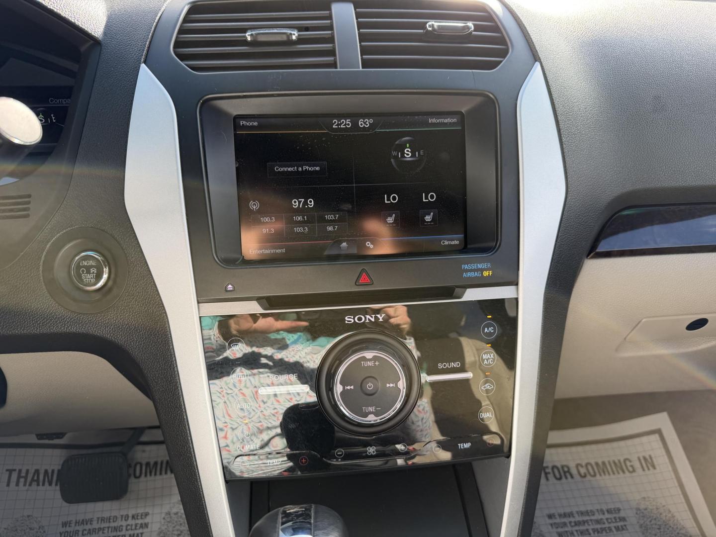 2014 BLACK FORD EXPLORER LIMITED (1FM5K7F86EG) , located at 922 W. Beacon St., Philadelphia, MS, 39350, (601) 650-3675, 32.770447, -89.127151 - Photo#17