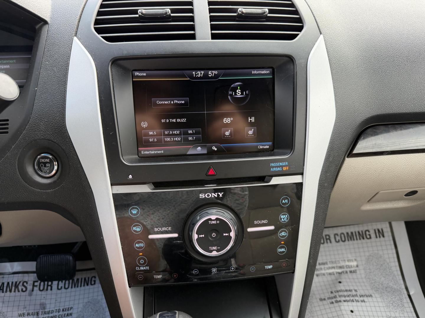 2014 SILVER FORD EXPLORER LIMITED (1FM5K7F84EG) , located at 922 W. Beacon St., Philadelphia, MS, 39350, (601) 650-3675, 32.770447, -89.127151 - Photo#17