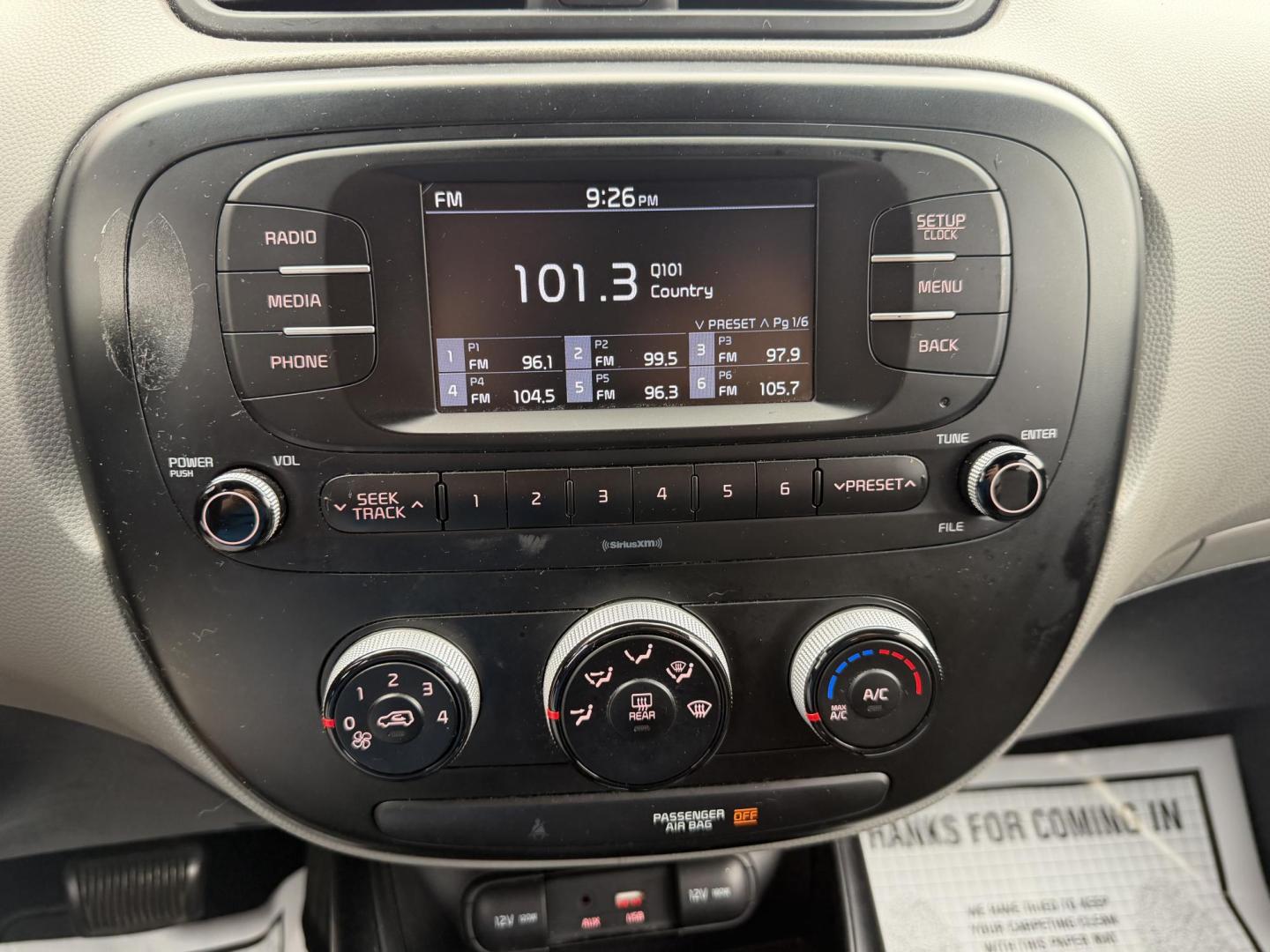 2017 SILVER KIA SOUL BASE (KNDJN2A20H7) , located at 922 W. Beacon St., Philadelphia, MS, 39350, (601) 650-3675, 32.770447, -89.127151 - Photo#17