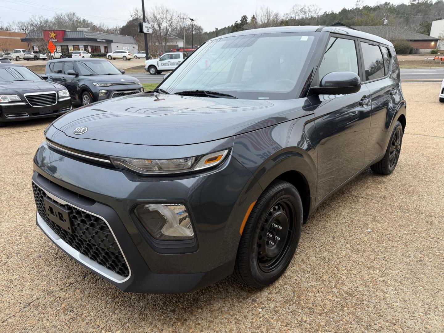 2020 GRAY KIA SOUL LX (KNDJ23AU2L7) , located at 922 W. Beacon St., Philadelphia, MS, 39350, (601) 650-3675, 32.770447, -89.127151 - Photo#2