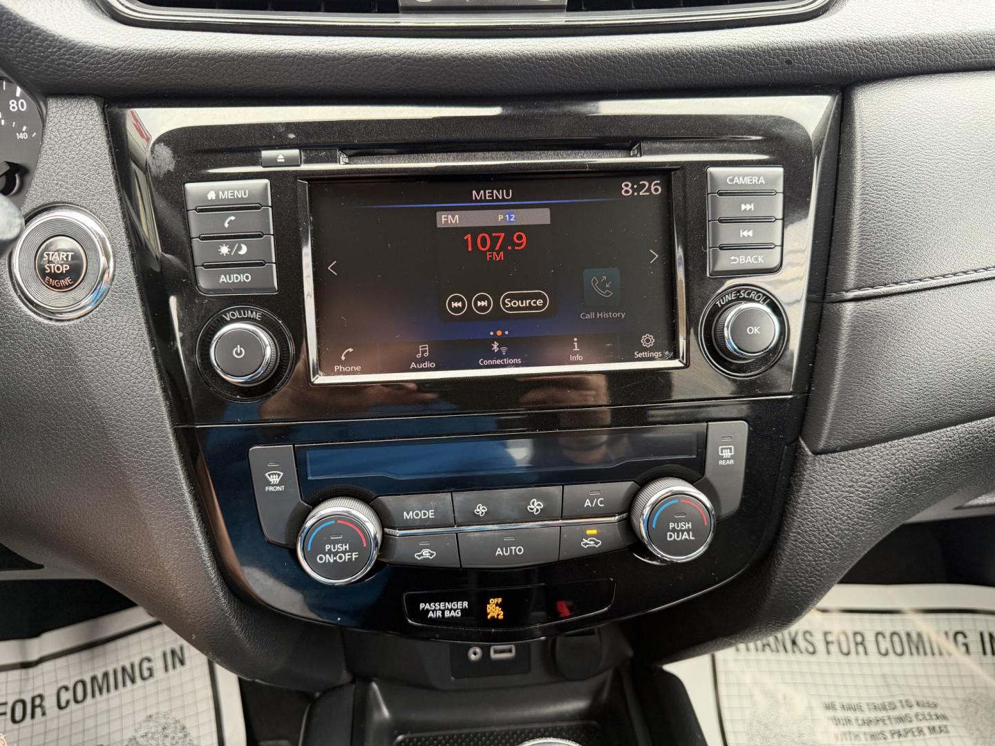 2019 BLACK NISSAN ROGUE SV (5N1AT2MT4KC) , located at 922 W. Beacon St., Philadelphia, MS, 39350, (601) 650-3675, 32.770447, -89.127151 - Photo#16