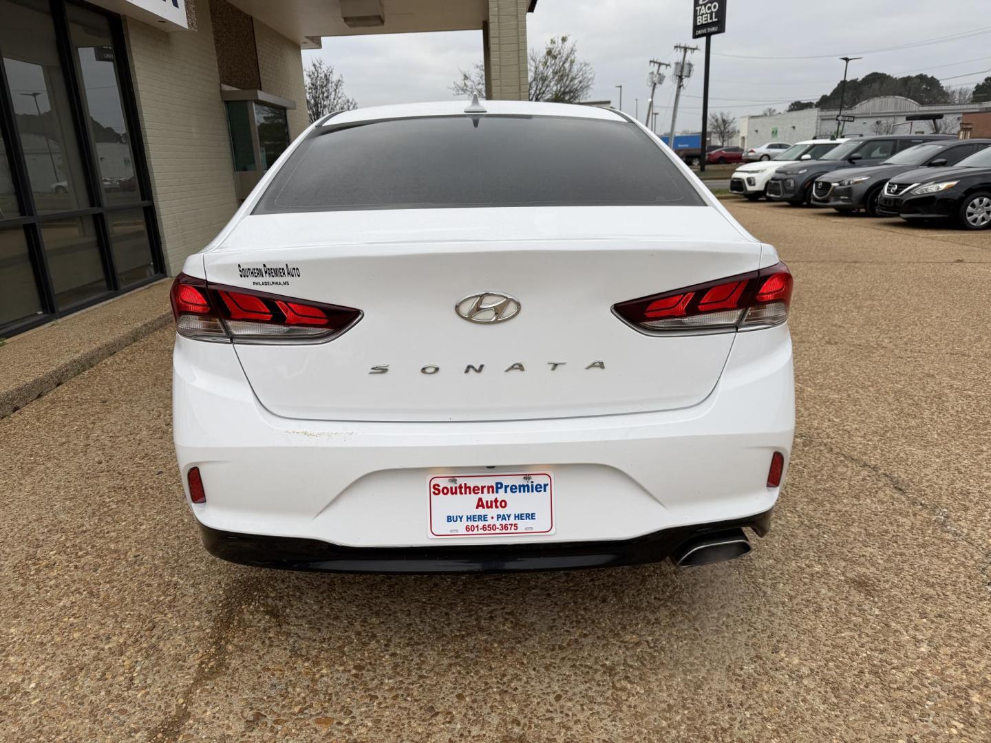 2019 WHITE HYUNDAI SONATA SEL (5NPE34AF1KH) , located at 922 W. Beacon St., Philadelphia, MS, 39350, (601) 650-3675, 32.770447, -89.127151 - Photo#4