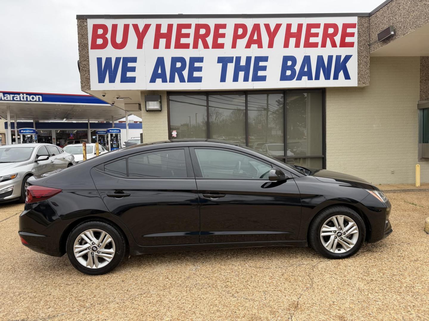 2020 BLACK HYUNDAI ELANTRA SEL (5NPD84LF7LH) , located at 922 W. Beacon St., Philadelphia, MS, 39350, (601) 650-3675, 32.770447, -89.127151 - Photo#6