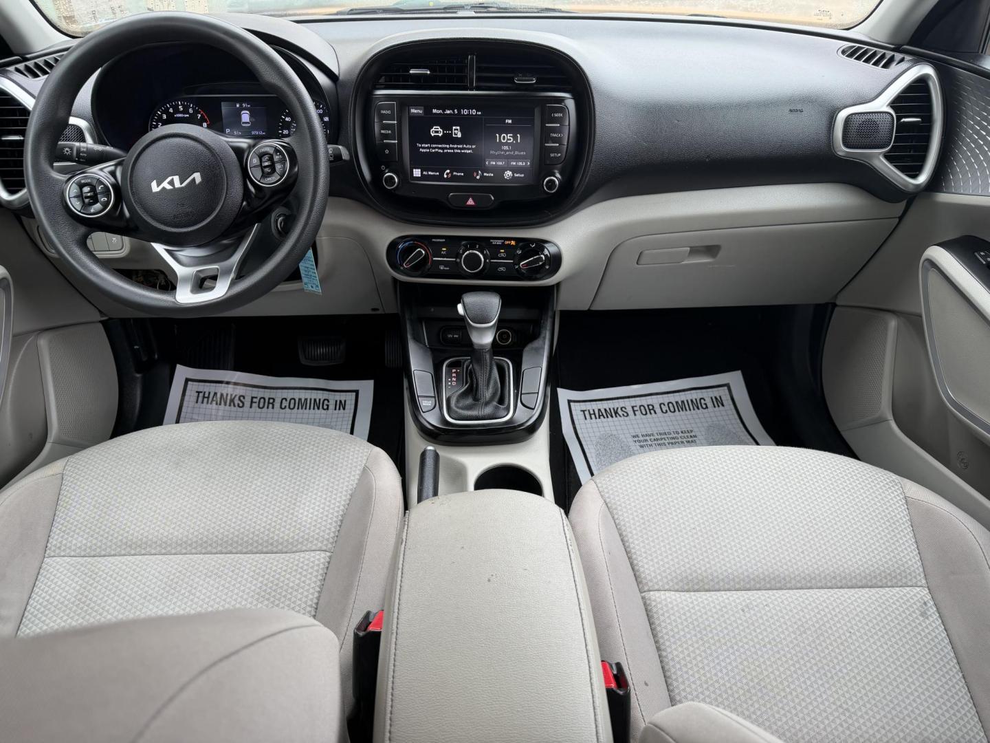 2022 WHITE KIA SOUL LX (KNDJ23AU7N7) , located at 922 W. Beacon St., Philadelphia, MS, 39350, (601) 650-3675, 32.770447, -89.127151 - Photo#16