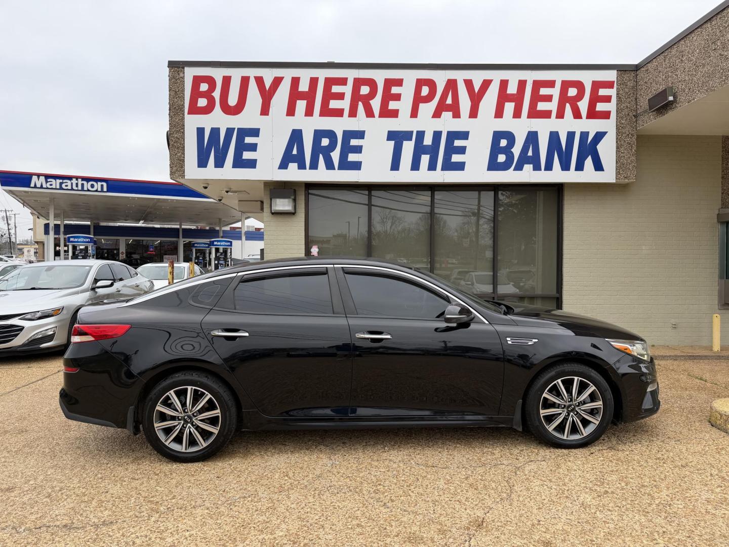 2019 BLACK KIA OPTIMA LX (5XXGT4L34KG) , located at 922 W. Beacon St., Philadelphia, MS, 39350, (601) 650-3675, 32.770447, -89.127151 - Photo#6