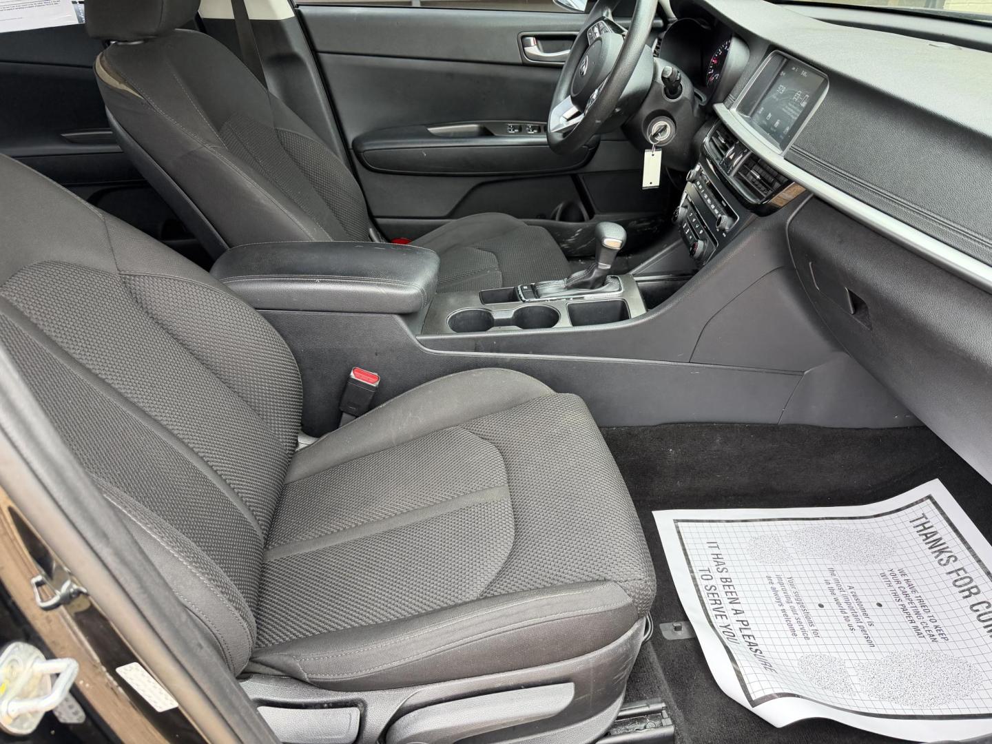 2019 BLACK KIA OPTIMA LX (5XXGT4L34KG) , located at 922 W. Beacon St., Philadelphia, MS, 39350, (601) 650-3675, 32.770447, -89.127151 - Photo#9