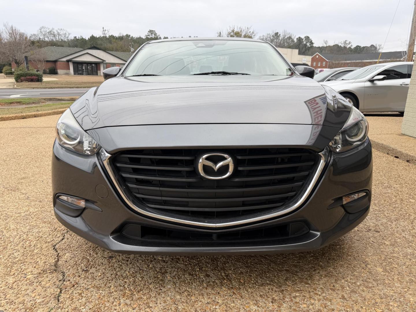 2018 GRAY MAZDA MAZDA3 TOURING (3MZBN1V30JM) , located at 922 W. Beacon St., Philadelphia, MS, 39350, (601) 650-3675, 32.770447, -89.127151 - Photo#1