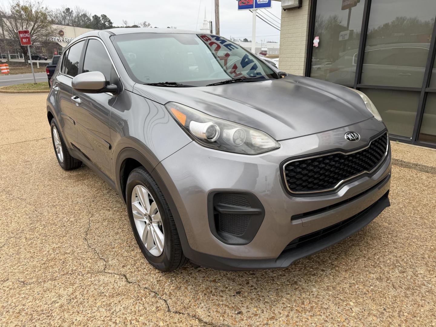 2017 GRAY KIA SPORTAGE LX (KNDPM3ACXH7) , located at 922 W. Beacon St., Philadelphia, MS, 39350, (601) 650-3675, 32.770447, -89.127151 - Photo#0