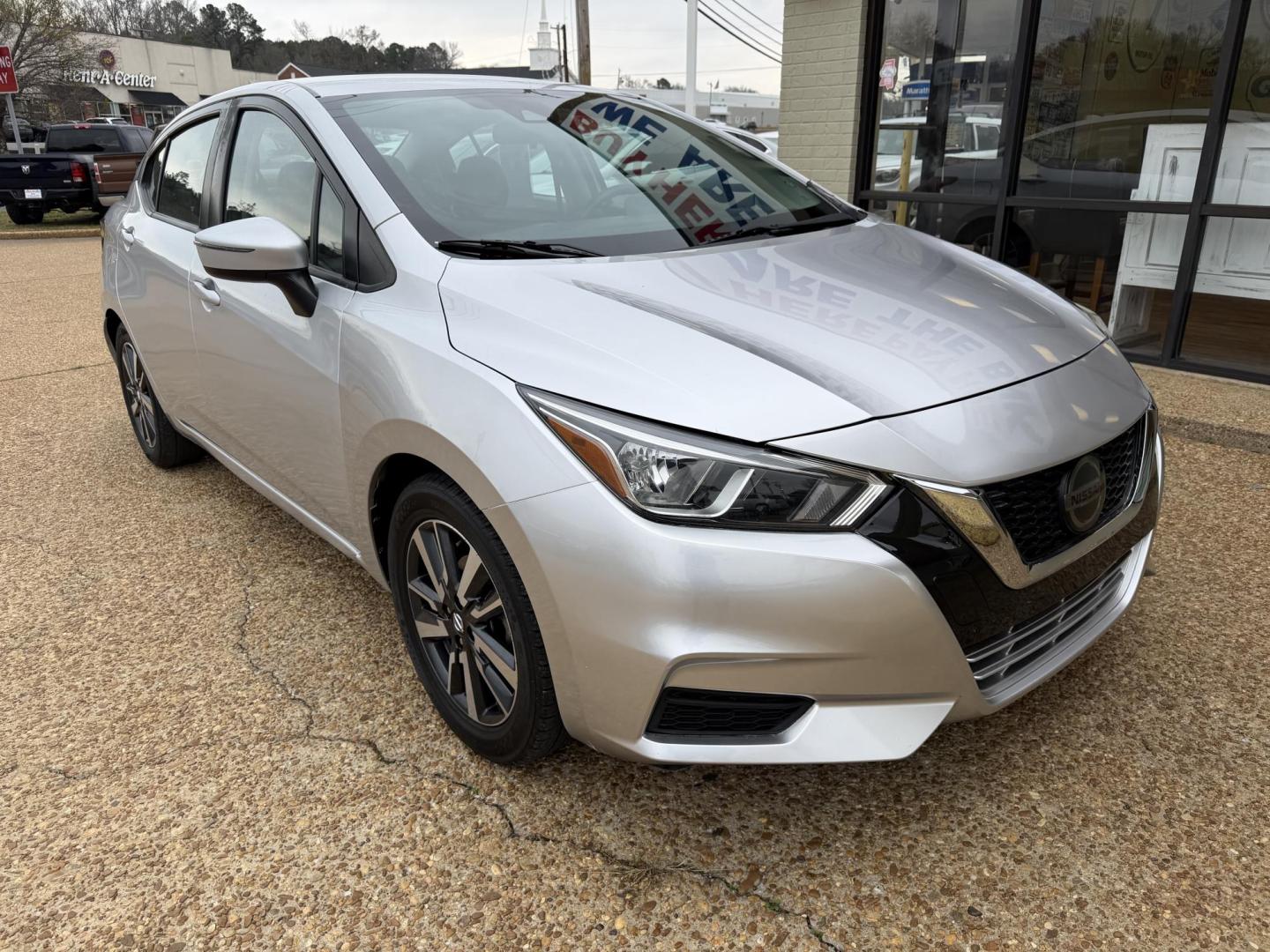 2021 SILVER NISSAN VERSA SV (3N1CN8EV9ML) , located at 922 W. Beacon St., Philadelphia, MS, 39350, (601) 650-3675, 32.770447, -89.127151 - Photo#0