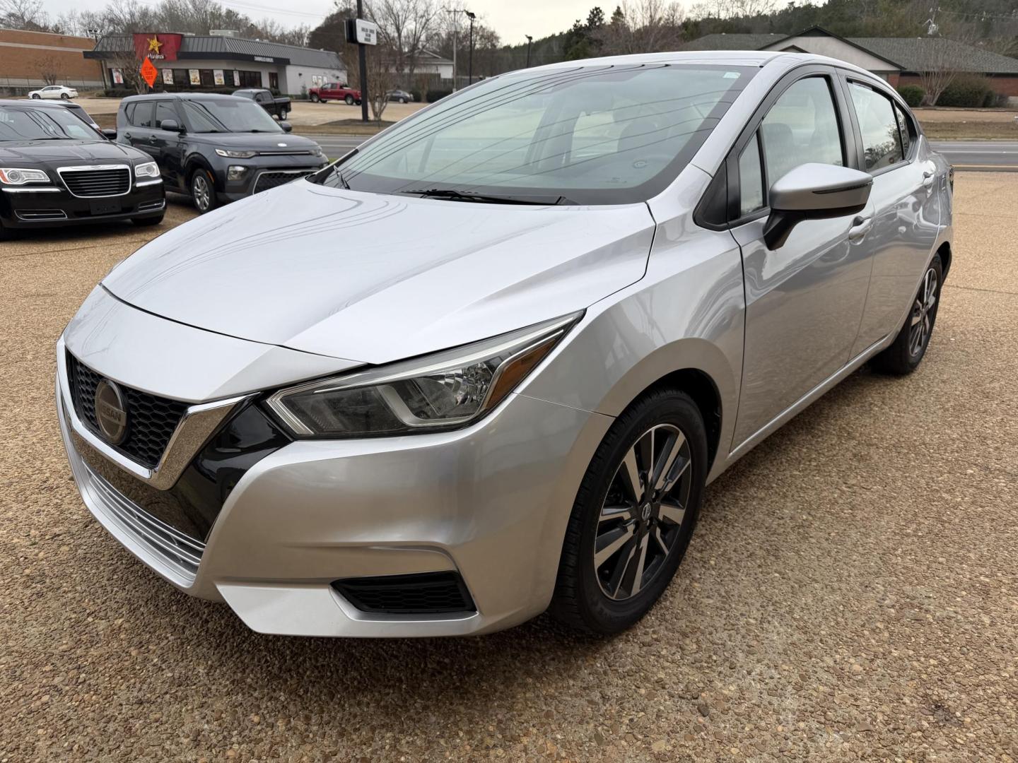 2021 SILVER NISSAN VERSA SV (3N1CN8EV9ML) , located at 922 W. Beacon St., Philadelphia, MS, 39350, (601) 650-3675, 32.770447, -89.127151 - Photo#2