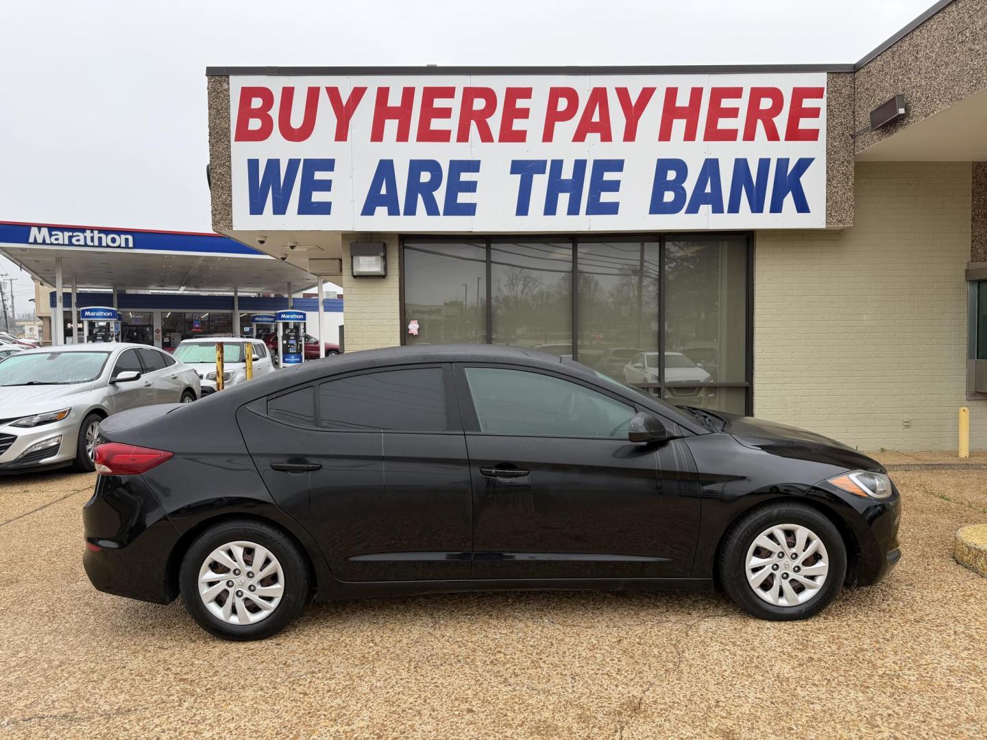 2018 BLACK HYUNDAI ELANTRA SE (5NPD74LFXJH) , located at 922 W. Beacon St., Philadelphia, MS, 39350, (601) 650-3675, 32.770447, -89.127151 - Photo#6