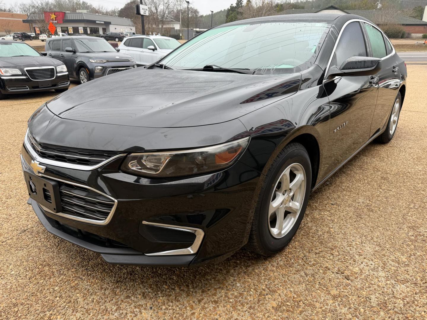 2017 BLACK CHEVROLET MALIBU LS (1LS) (1G1ZB5ST8HF) , located at 922 W. Beacon St., Philadelphia, MS, 39350, (601) 650-3675, 32.770447, -89.127151 - Photo#2