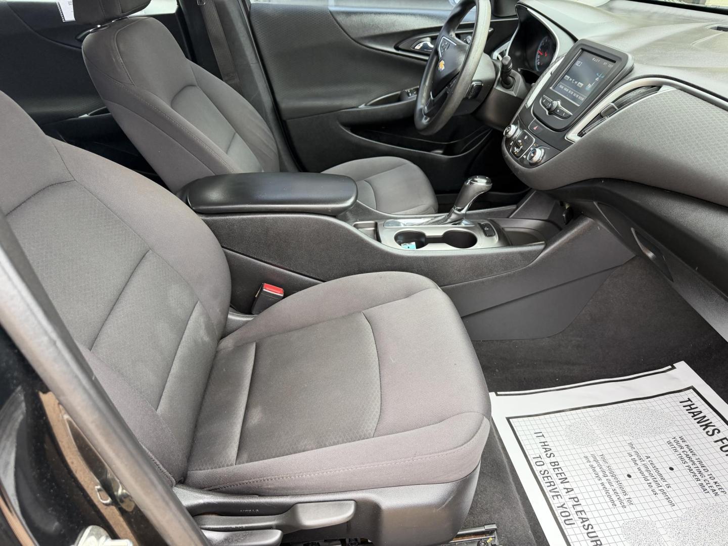 2017 BLACK CHEVROLET MALIBU LS (1LS) (1G1ZB5ST8HF) , located at 922 W. Beacon St., Philadelphia, MS, 39350, (601) 650-3675, 32.770447, -89.127151 - Photo#10