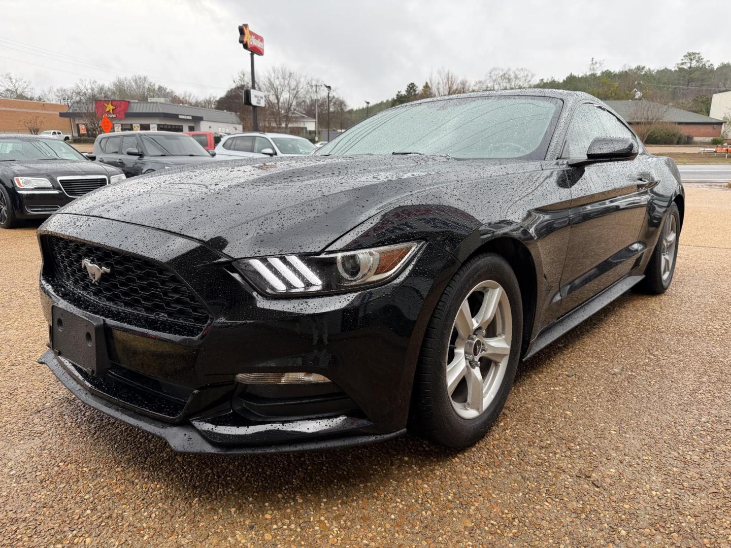 2017 BLACK FORD MUSTANG (1FA6P8AMXH5) , located at 922 W. Beacon St., Philadelphia, MS, 39350, (601) 650-3675, 32.770447, -89.127151 - Photo#2