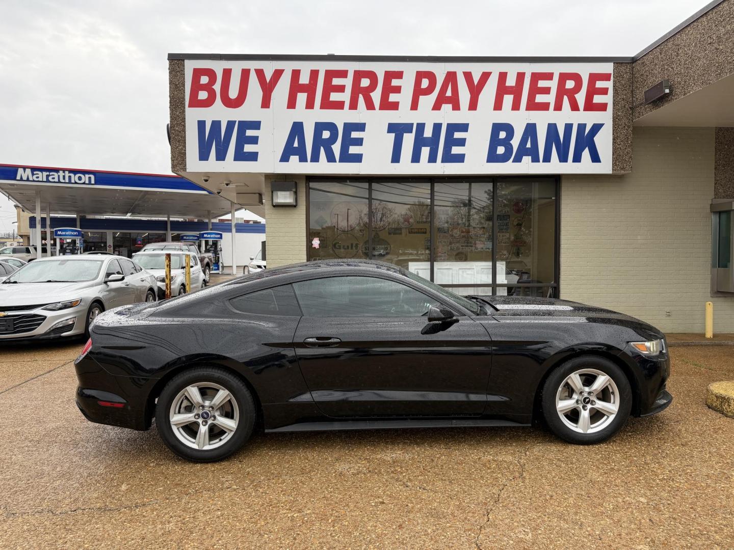 2017 BLACK FORD MUSTANG (1FA6P8AMXH5) , located at 922 W. Beacon St., Philadelphia, MS, 39350, (601) 650-3675, 32.770447, -89.127151 - Photo#6