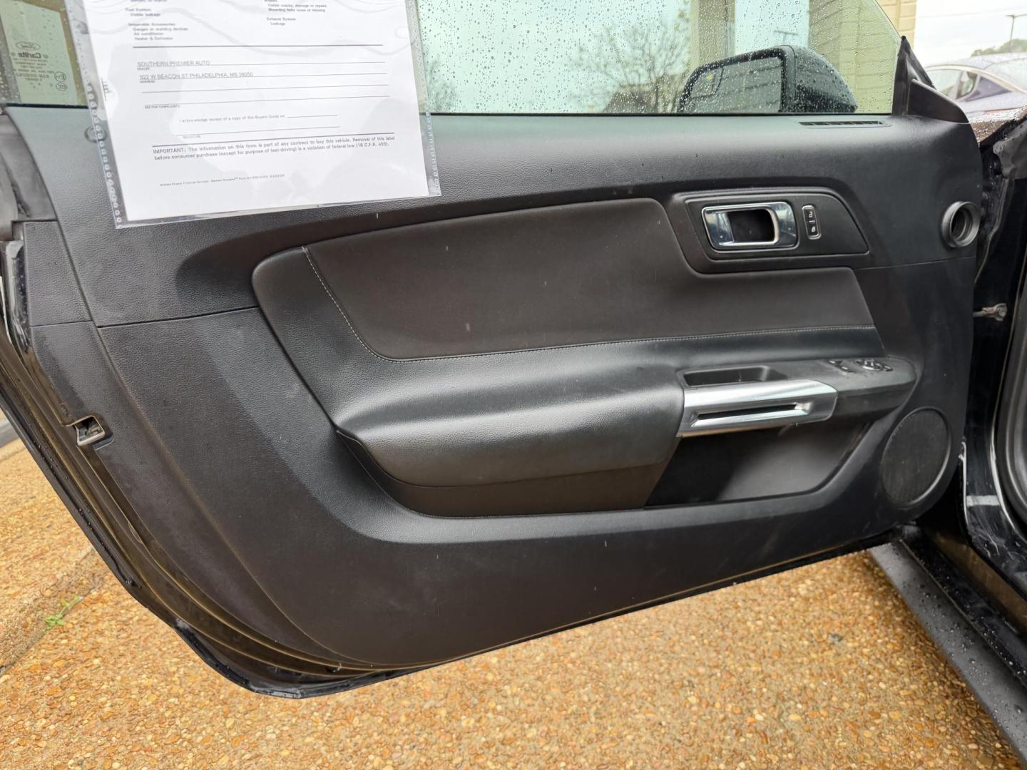 2017 BLACK FORD MUSTANG (1FA6P8AMXH5) , located at 922 W. Beacon St., Philadelphia, MS, 39350, (601) 650-3675, 32.770447, -89.127151 - Photo#8