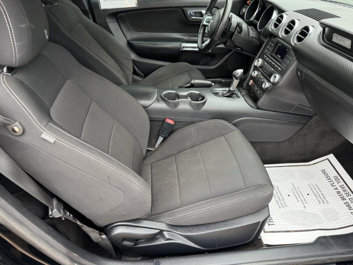 2017 BLACK FORD MUSTANG (1FA6P8AMXH5) , located at 922 W. Beacon St., Philadelphia, MS, 39350, (601) 650-3675, 32.770447, -89.127151 - Photo#10