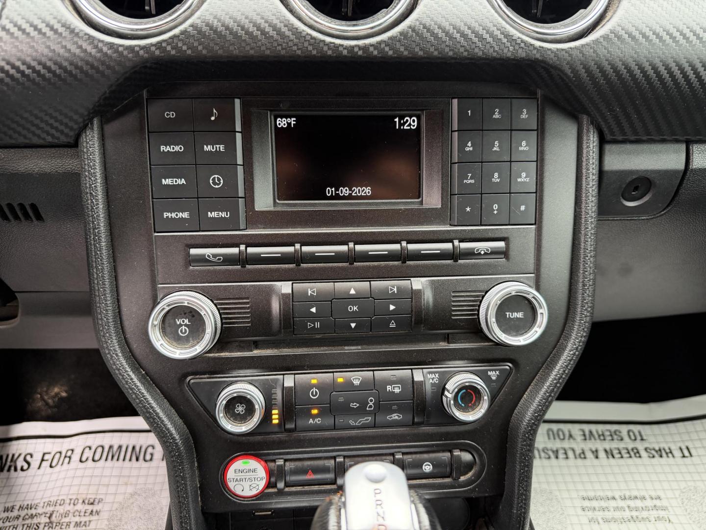 2017 BLACK FORD MUSTANG (1FA6P8AMXH5) , located at 922 W. Beacon St., Philadelphia, MS, 39350, (601) 650-3675, 32.770447, -89.127151 - Photo#14