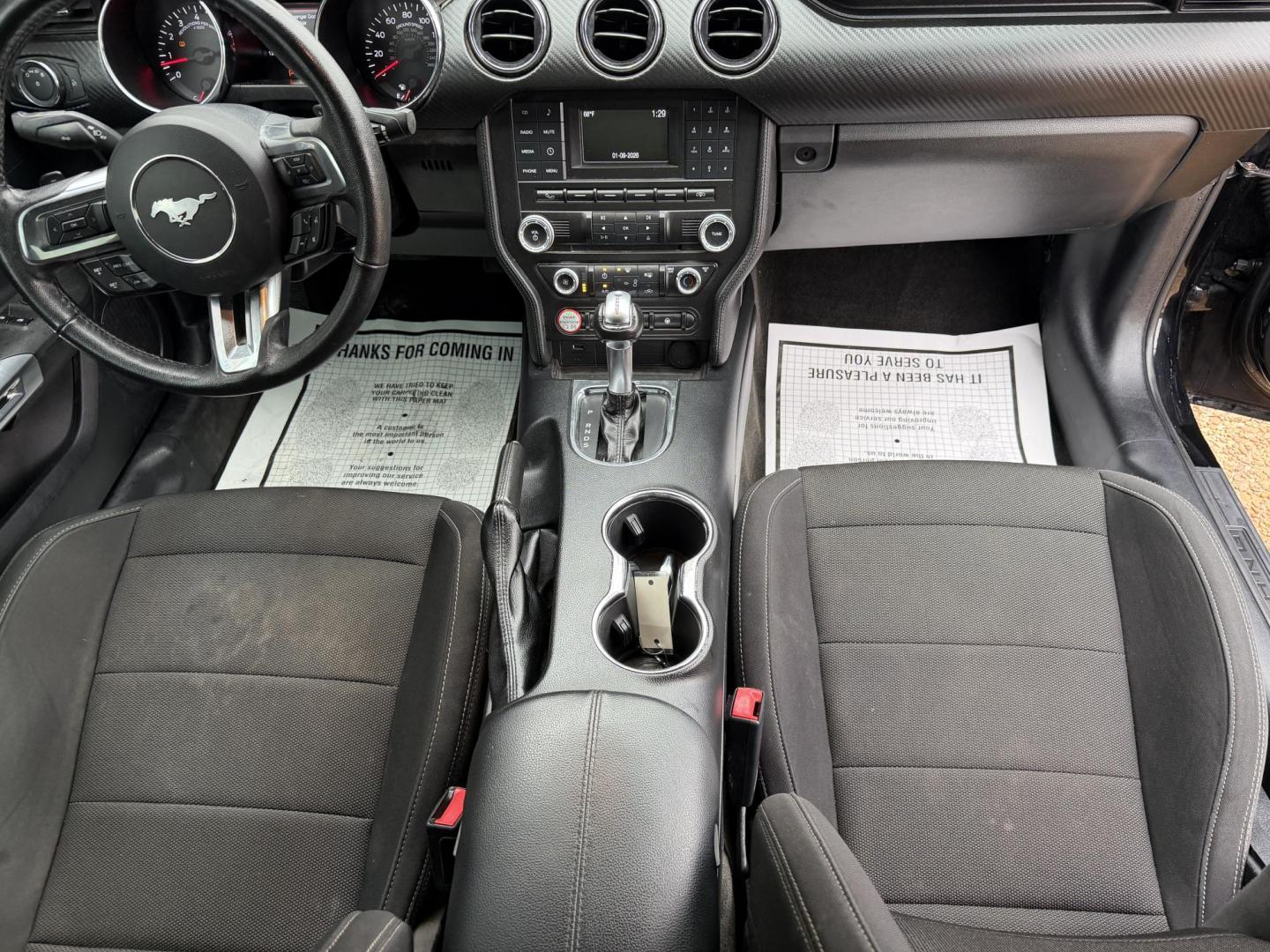 2017 BLACK FORD MUSTANG (1FA6P8AMXH5) , located at 922 W. Beacon St., Philadelphia, MS, 39350, (601) 650-3675, 32.770447, -89.127151 - Photo#12