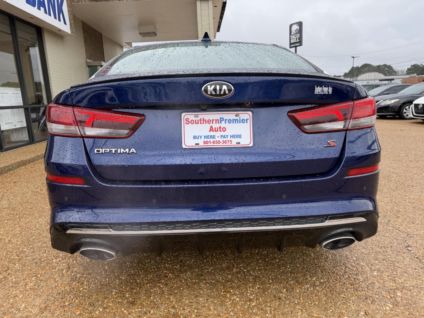 2019 BLUE KIA OPTIMA S (5XXGT4L39KG) , located at 922 W. Beacon St., Philadelphia, MS, 39350, (601) 650-3675, 32.770447, -89.127151 - Photo#4