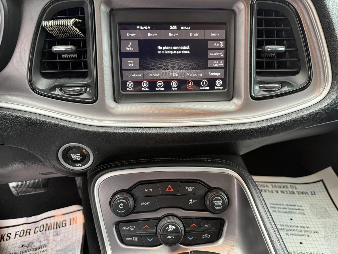 2019 GRAY DODGE CHALLENGER SXT (2C3CDZAG4KH) , located at 922 W. Beacon St., Philadelphia, MS, 39350, (601) 650-3675, 32.770447, -89.127151 - Photo#13