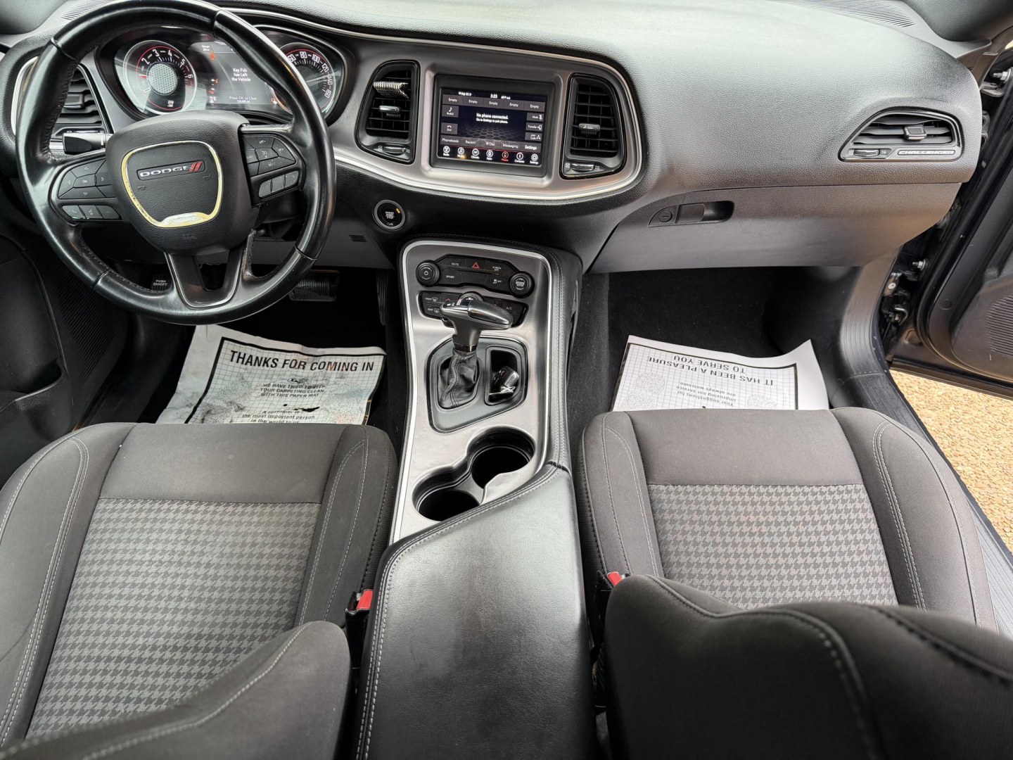 2019 GRAY DODGE CHALLENGER SXT (2C3CDZAG4KH) , located at 922 W. Beacon St., Philadelphia, MS, 39350, (601) 650-3675, 32.770447, -89.127151 - Photo#14