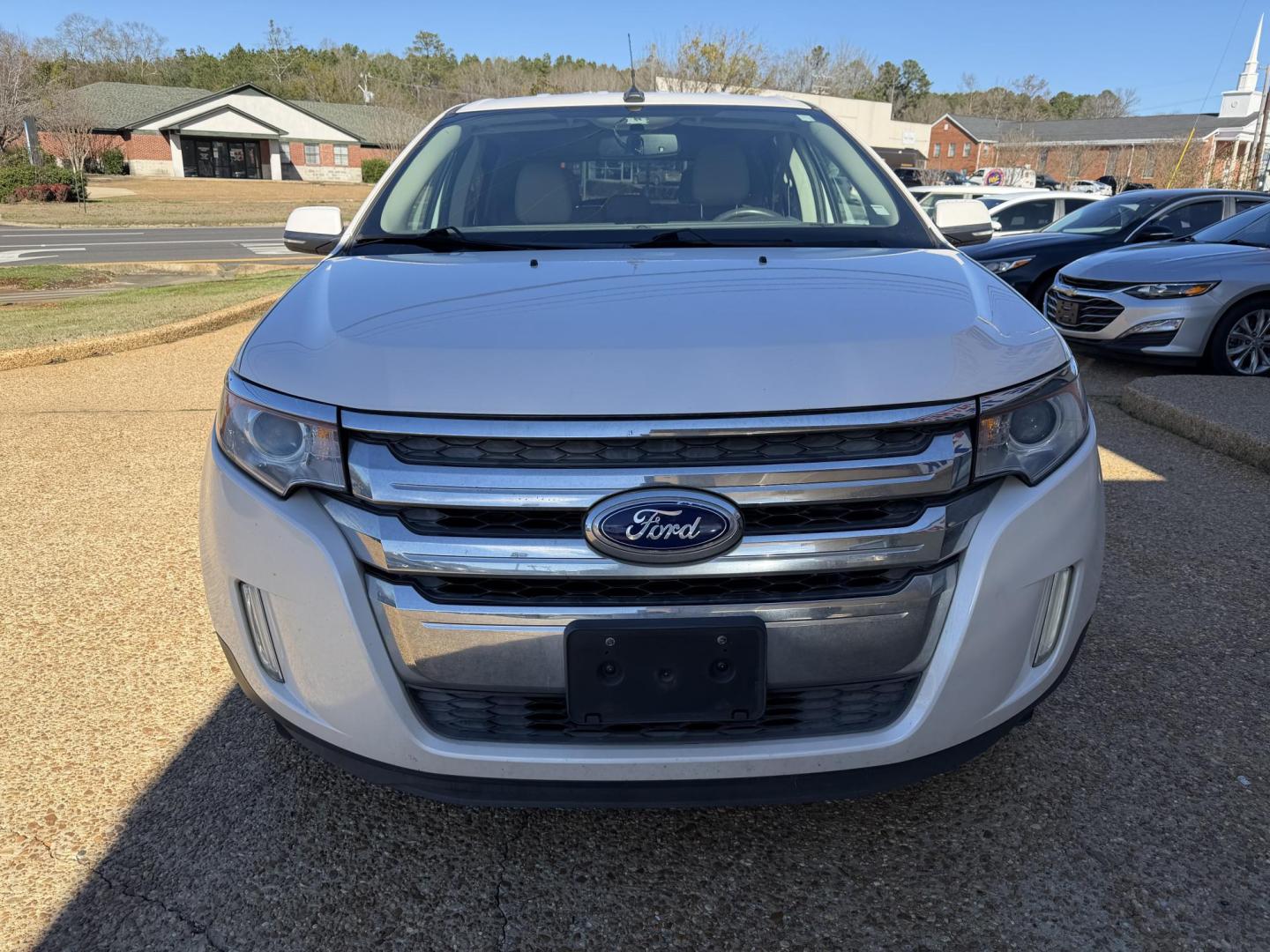 2014 WHITE FORD EDGE SEL (2FMDK3JC9EB) , located at 922 W. Beacon St., Philadelphia, MS, 39350, (601) 650-3675, 32.770447, -89.127151 - Photo#1