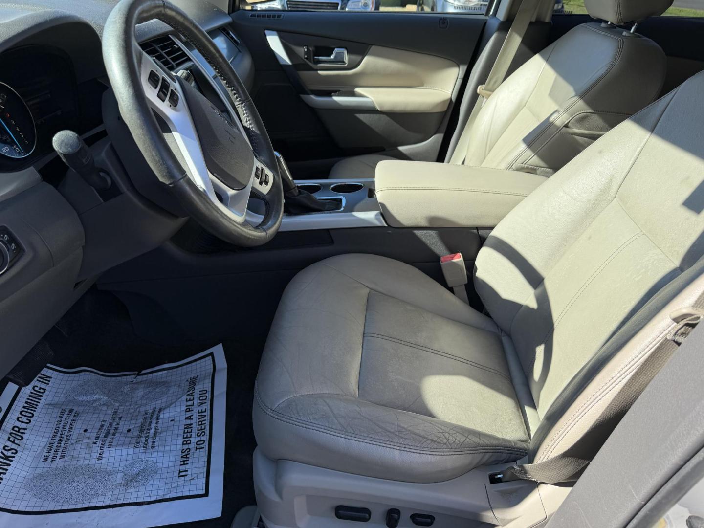 2014 WHITE FORD EDGE SEL (2FMDK3JC9EB) , located at 922 W. Beacon St., Philadelphia, MS, 39350, (601) 650-3675, 32.770447, -89.127151 - Photo#9