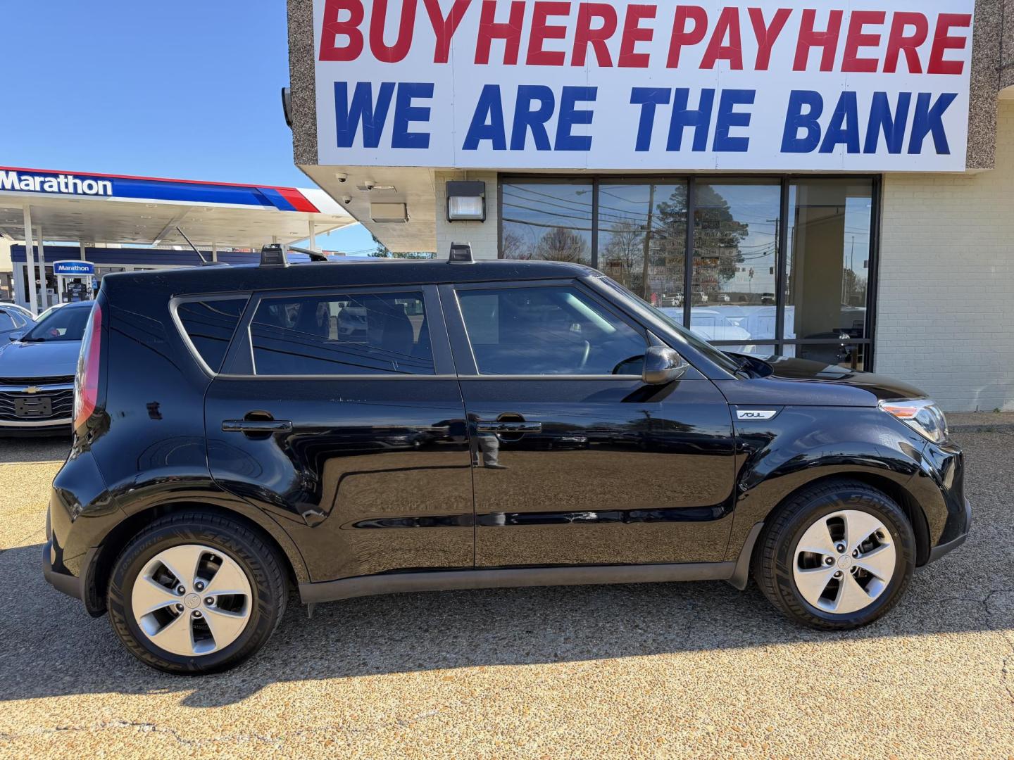 2015 BLACK KIA SOUL + (PLUS) (KNDJP3A58F7) , located at 922 W. Beacon St., Philadelphia, MS, 39350, (601) 650-3675, 32.770447, -89.127151 - Photo#6