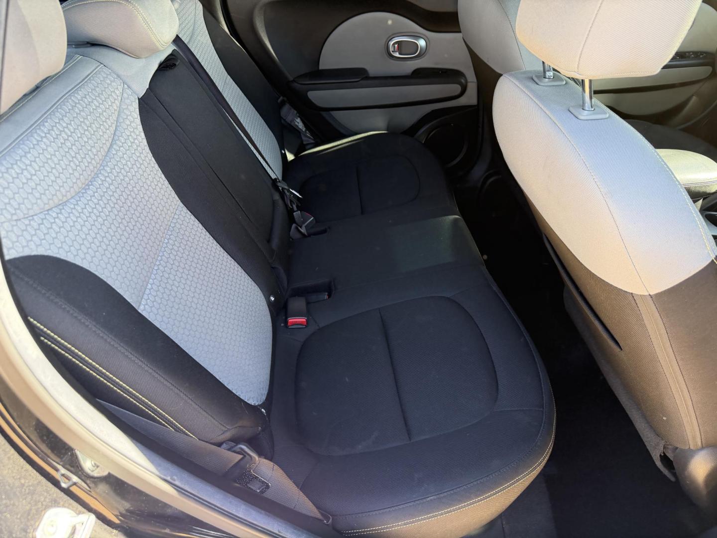 2015 BLACK KIA SOUL + (PLUS) (KNDJP3A58F7) , located at 922 W. Beacon St., Philadelphia, MS, 39350, (601) 650-3675, 32.770447, -89.127151 - Photo#14