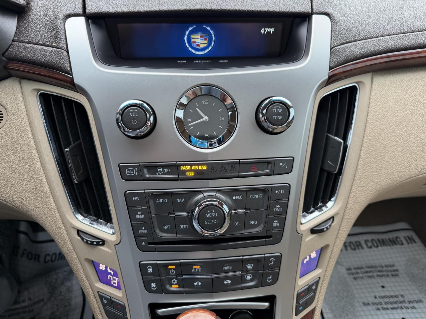 2012 WHITE CADILLAC CTS LUXURY W/NAV.SYS (1G6DF5E50C0) , located at 922 W. Beacon St., Philadelphia, MS, 39350, (601) 650-3675, 32.770447, -89.127151 - Photo#17