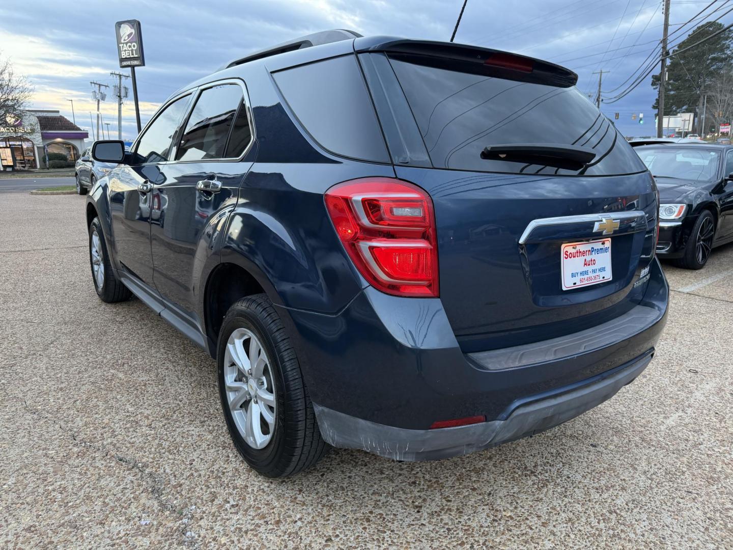2016 BLUE CHEVROLET EQUINOX LT (2GNALCEK4G6) , located at 922 W. Beacon St., Philadelphia, MS, 39350, (601) 650-3675, 32.770447, -89.127151 - Photo#3
