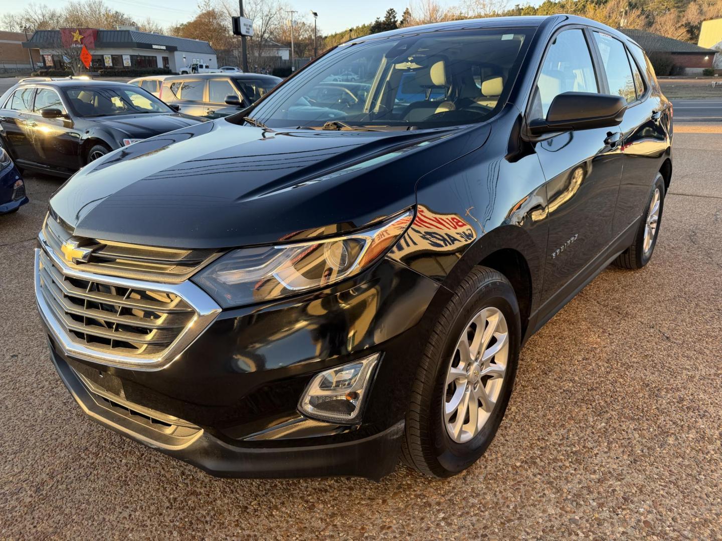 2020 BLACK CHEVROLET EQUINOX LS (2GNAXHEV0L6) , located at 922 W. Beacon St., Philadelphia, MS, 39350, (601) 650-3675, 32.770447, -89.127151 - Photo#2