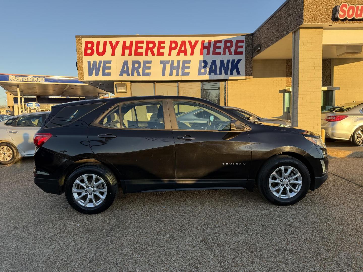 2020 BLACK CHEVROLET EQUINOX LS (2GNAXHEV0L6) , located at 922 W. Beacon St., Philadelphia, MS, 39350, (601) 650-3675, 32.770447, -89.127151 - Photo#6