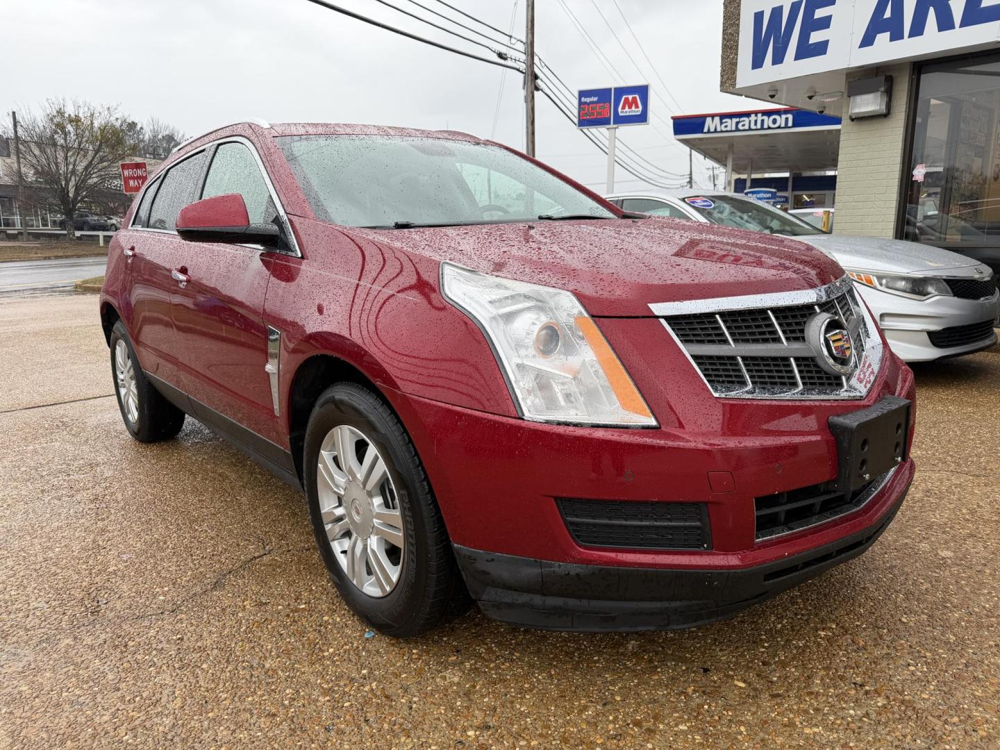 2012 RED CADILLAC SRX LUXURY (3GYFNAE34CS) , located at 922 W. Beacon St., Philadelphia, MS, 39350, (601) 650-3675, 32.770447, -89.127151 - Photo#0