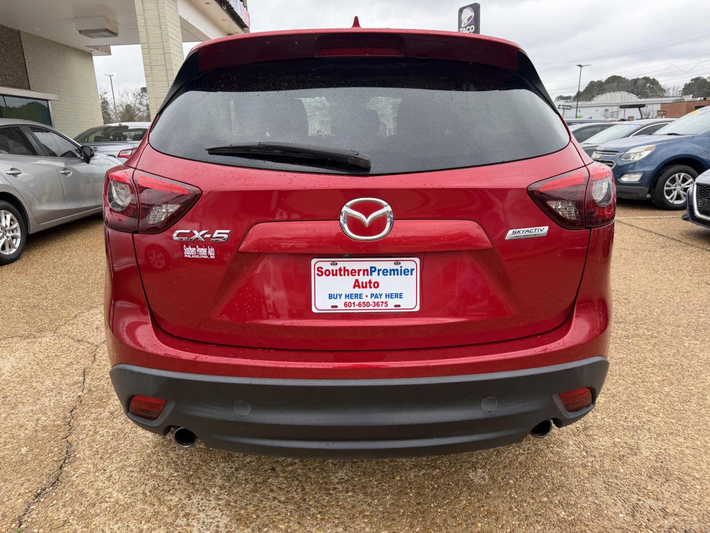2016 RED MAZDA CX-5 TOURING (JM3KE2CY2G0) , located at 922 W. Beacon St., Philadelphia, MS, 39350, (601) 650-3675, 32.770447, -89.127151 - Photo#4