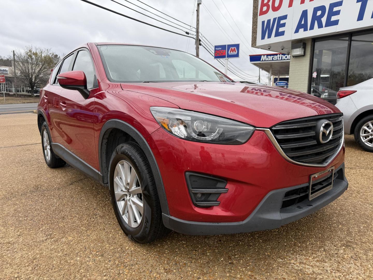 2016 RED MAZDA CX-5 TOURING (JM3KE2CY2G0) , located at 922 W. Beacon St., Philadelphia, MS, 39350, (601) 650-3675, 32.770447, -89.127151 - Photo#0