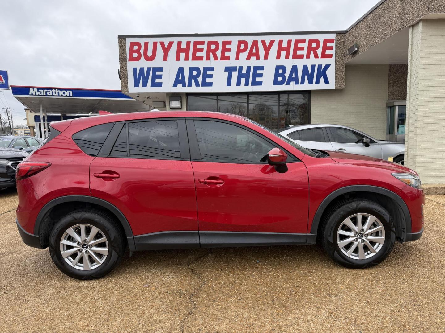 2016 RED MAZDA CX-5 TOURING (JM3KE2CY2G0) , located at 922 W. Beacon St., Philadelphia, MS, 39350, (601) 650-3675, 32.770447, -89.127151 - Photo#6