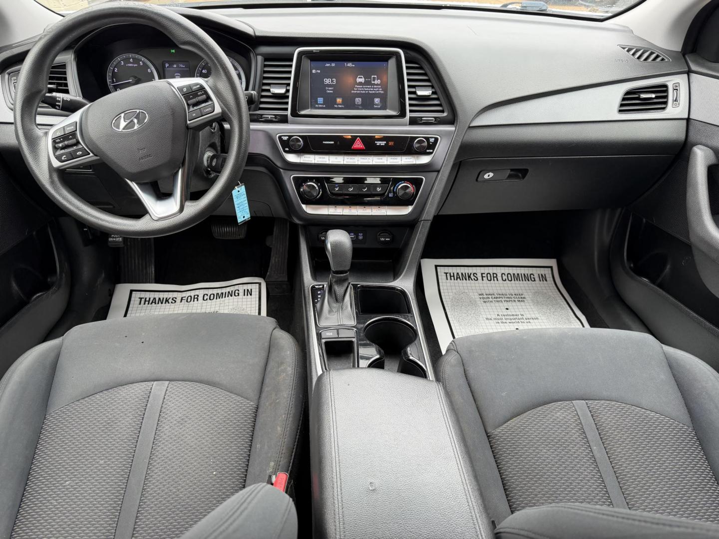 2019 WHITE HYUNDAI SONATA SE (5NPE24AF0KH) , located at 922 W. Beacon St., Philadelphia, MS, 39350, (601) 650-3675, 32.770447, -89.127151 - Photo#16