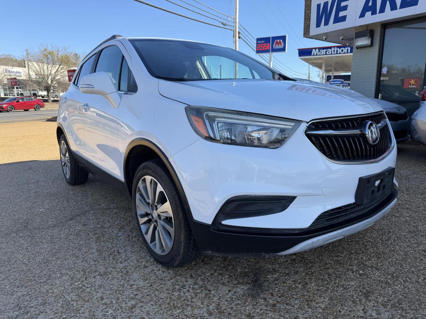 2017 WHITE BUICK ENCORE PREFERRED (KL4CJASB0HB) , located at 922 W. Beacon St., Philadelphia, MS, 39350, (601) 650-3675, 32.770447, -89.127151 - Photo#0