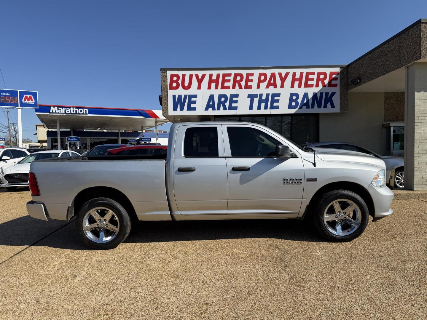 2017 SILVER RAM 1500 EXPRESS; TRADES (1C6RR6FT3HS) , located at 922 W. Beacon St., Philadelphia, MS, 39350, (601) 650-3675, 32.770447, -89.127151 - Photo#6