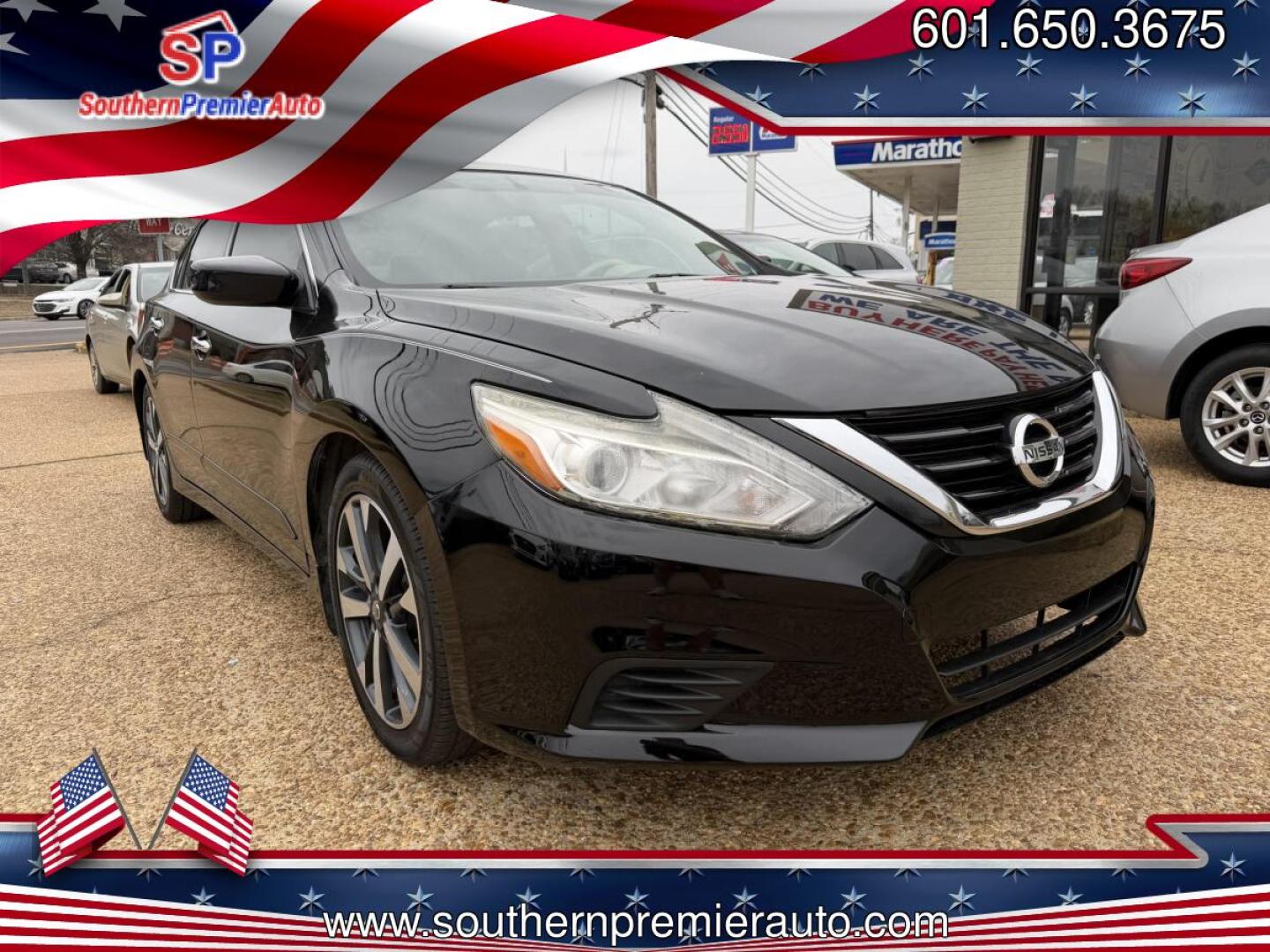 2017 BLACK NISSAN ALTIMA SR (1N4AL3AP3HN) , located at 922 W. Beacon St., Philadelphia, MS, 39350, (601) 650-3675, 32.770447, -89.127151 - Photo#0