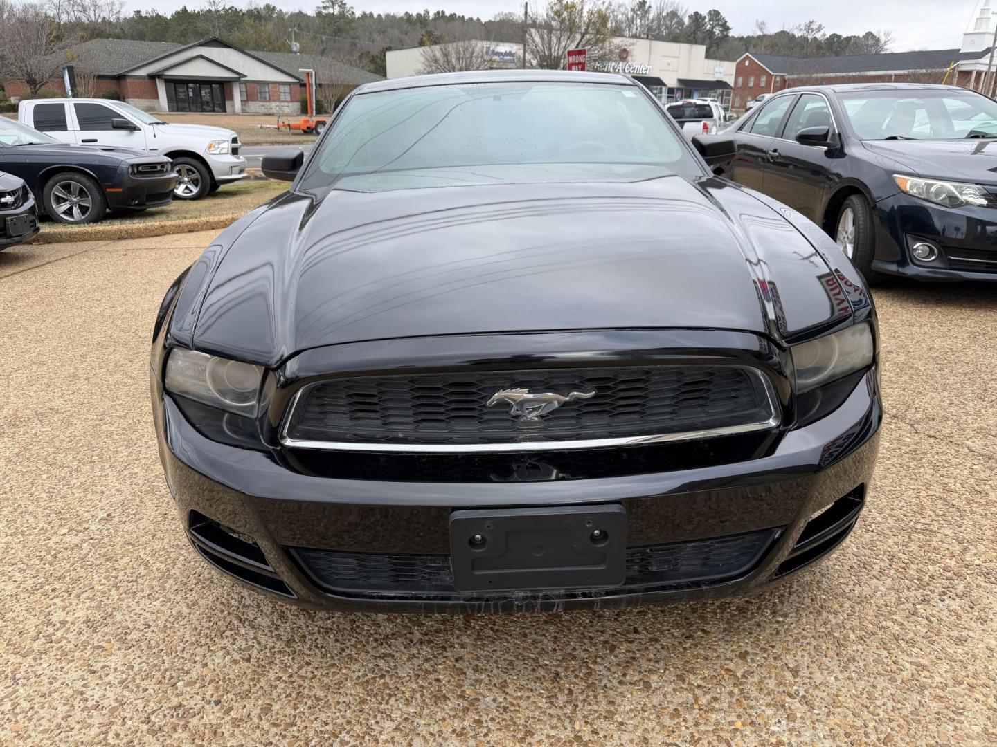 2014 BLACK FORD MUSTANG (1ZVBP8AM8E5) , located at 922 W. Beacon St., Philadelphia, MS, 39350, (601) 650-3675, 32.770447, -89.127151 - Photo#1