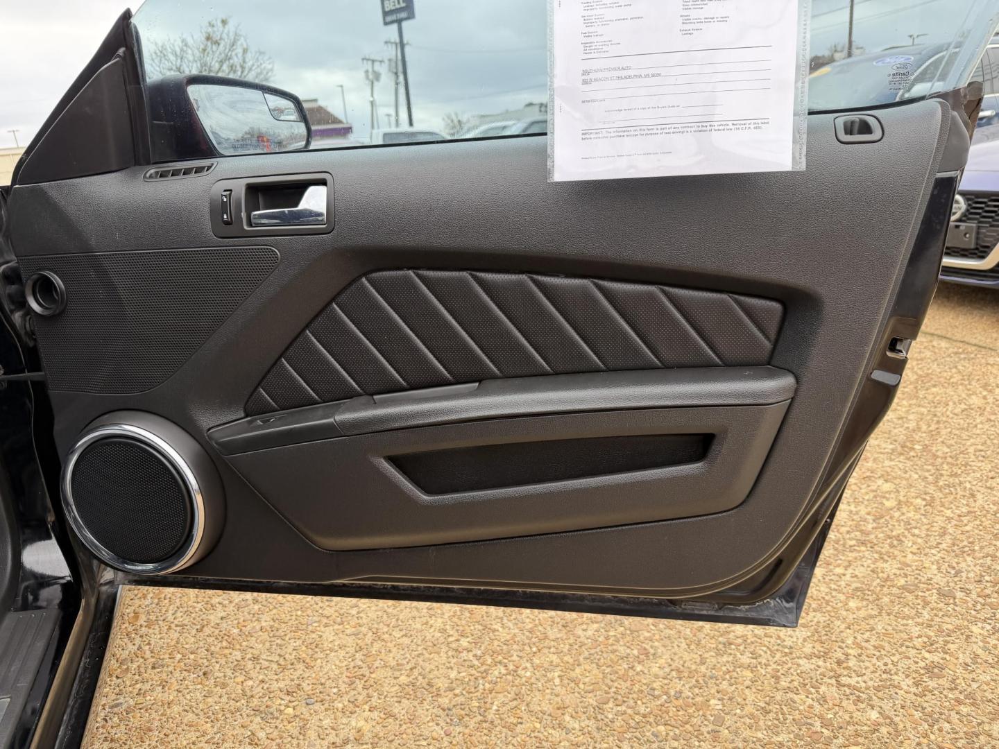 2014 BLACK FORD MUSTANG (1ZVBP8AM8E5) , located at 922 W. Beacon St., Philadelphia, MS, 39350, (601) 650-3675, 32.770447, -89.127151 - Photo#11