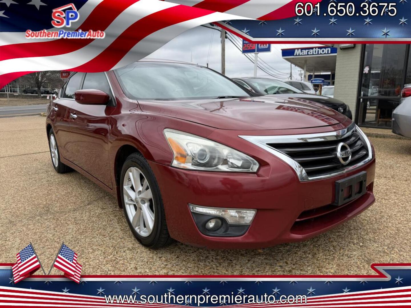2015 RED NISSAN ALTIMA 2.5 SV (1N4AL3AP9FC) , located at 922 W. Beacon St., Philadelphia, MS, 39350, (601) 650-3675, 32.770447, -89.127151 - Photo#0